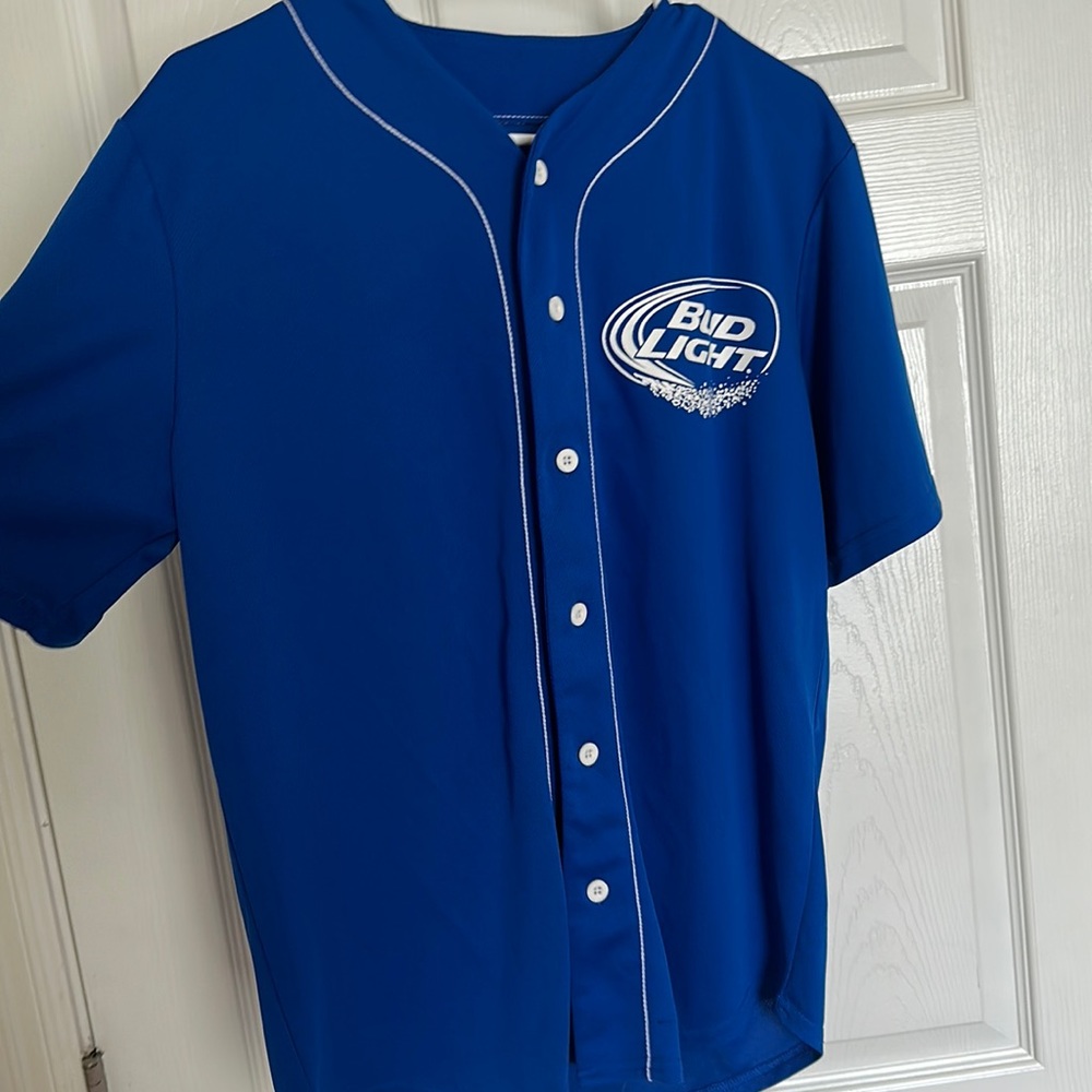 Bud Light Button Down Jersey